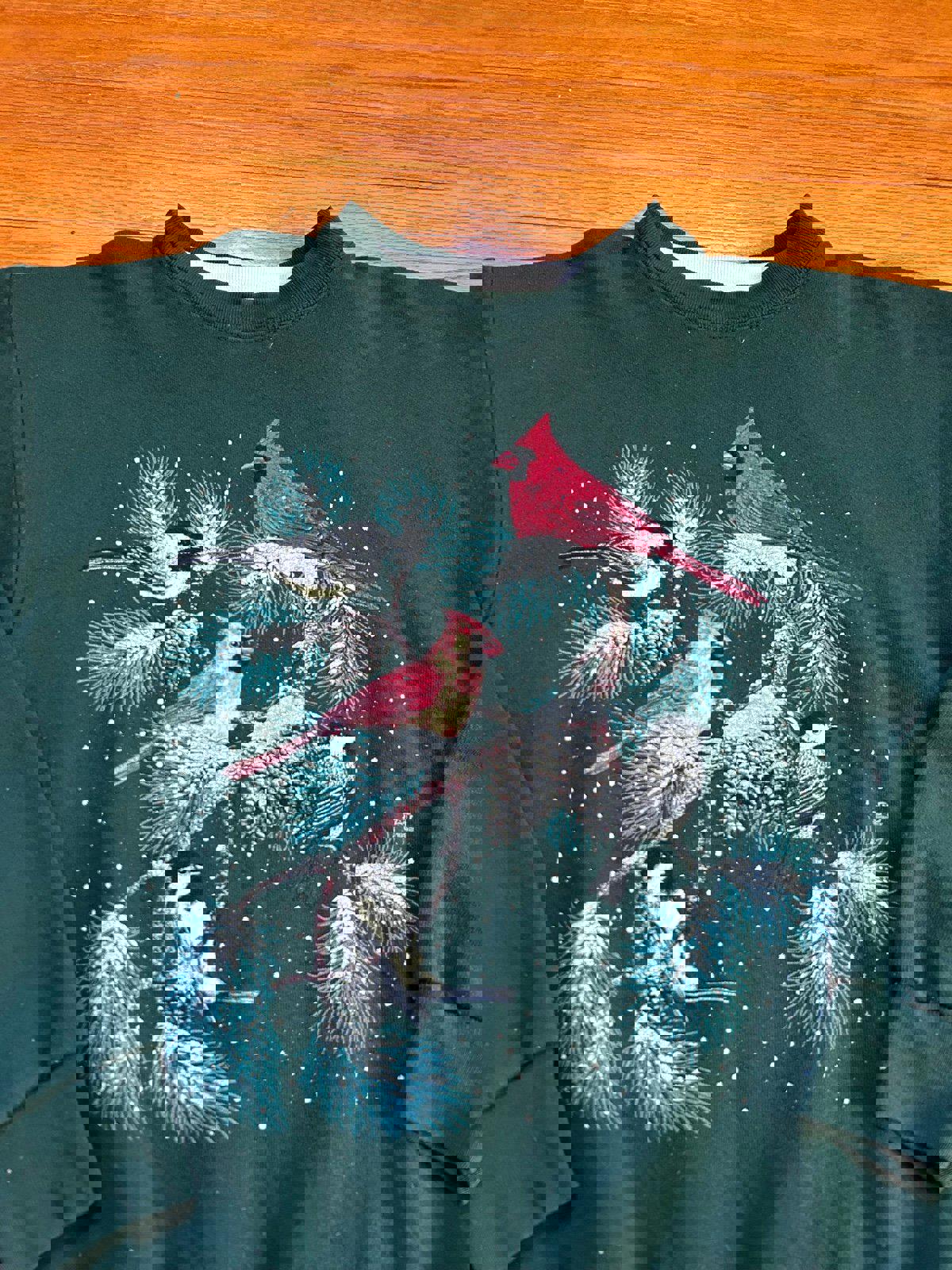 Vintage Christmas Winter Nature Crewneck