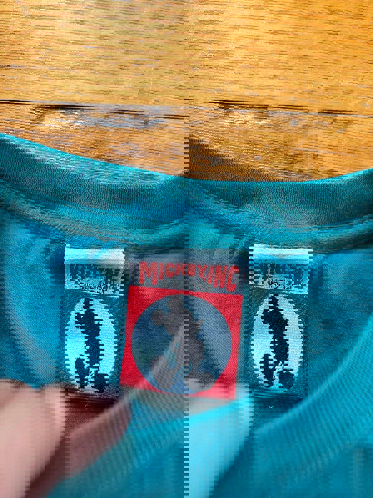 Vintage 90s Disney World Mickey Mouse Athletic DEPT T-Shirt