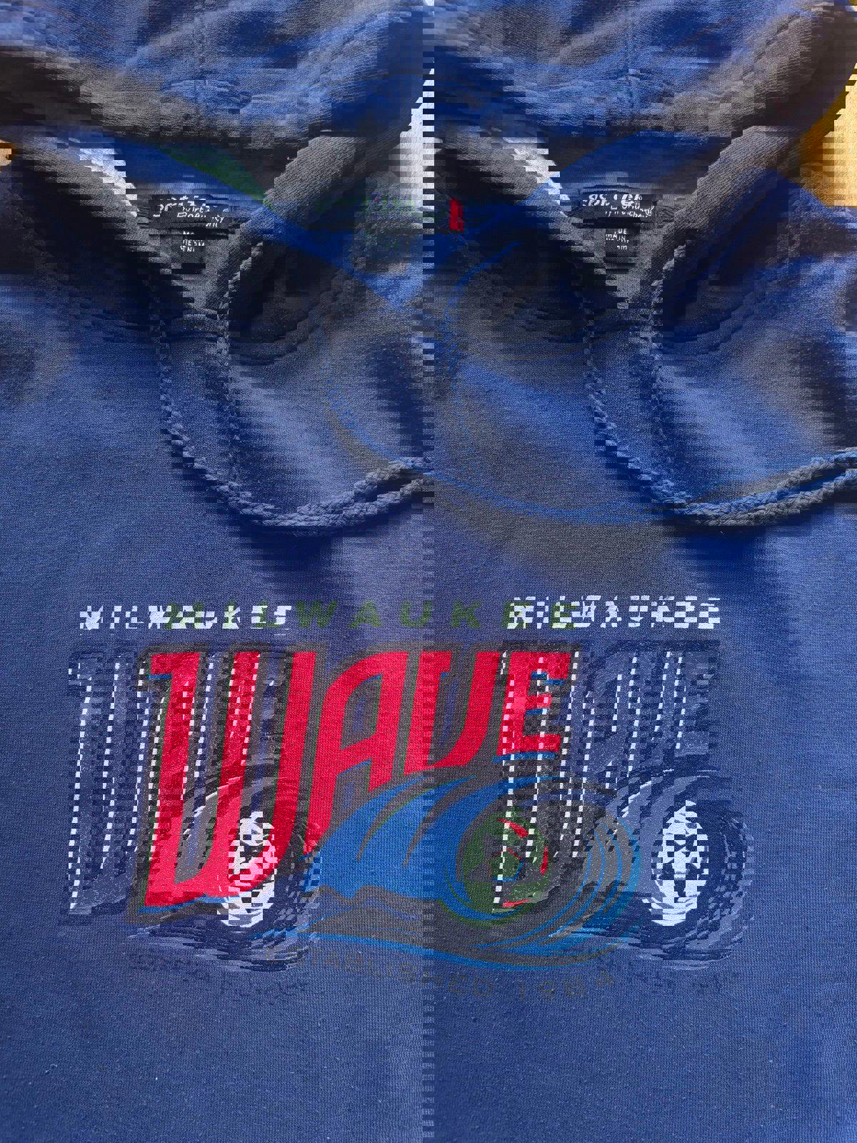 Vintage Milwaukee Wave Soccer Hoodie Sweater