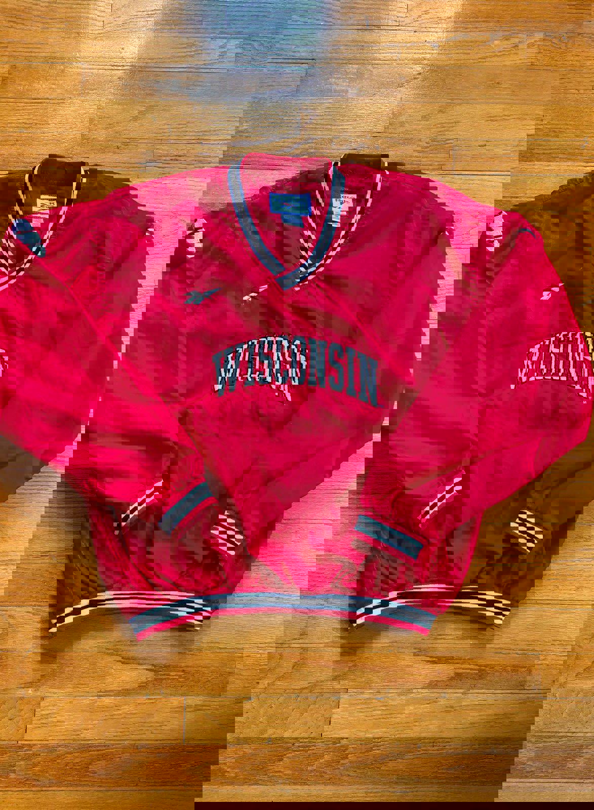 Vintage 90s Wisconsin Badgers Windbreaker Jacket