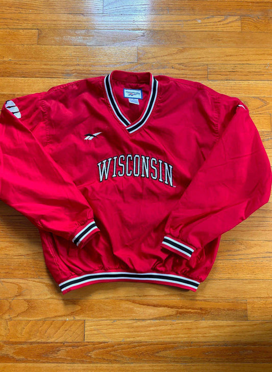 Vintage 90s Wisconsin Badgers Windbreaker Jacket