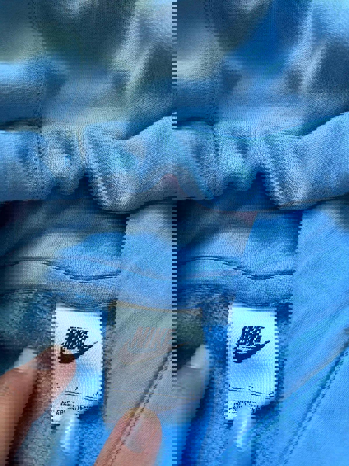 Nike Just Do It Blue Hoodie Sweater