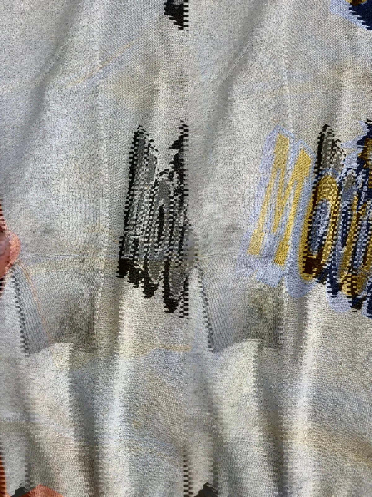 Vintage 1993 University of West Virginia Mountaineers Football Crewneck Sweater