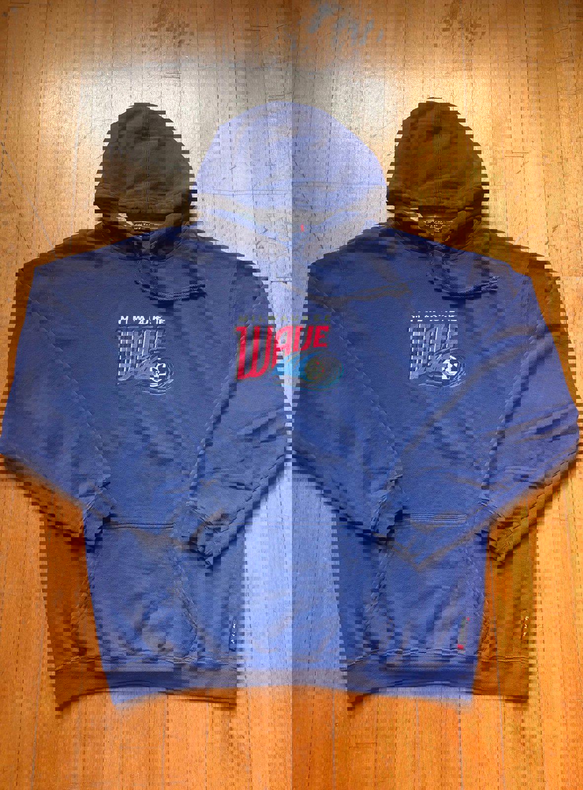 Vintage Milwaukee Wave Soccer Hoodie Sweater