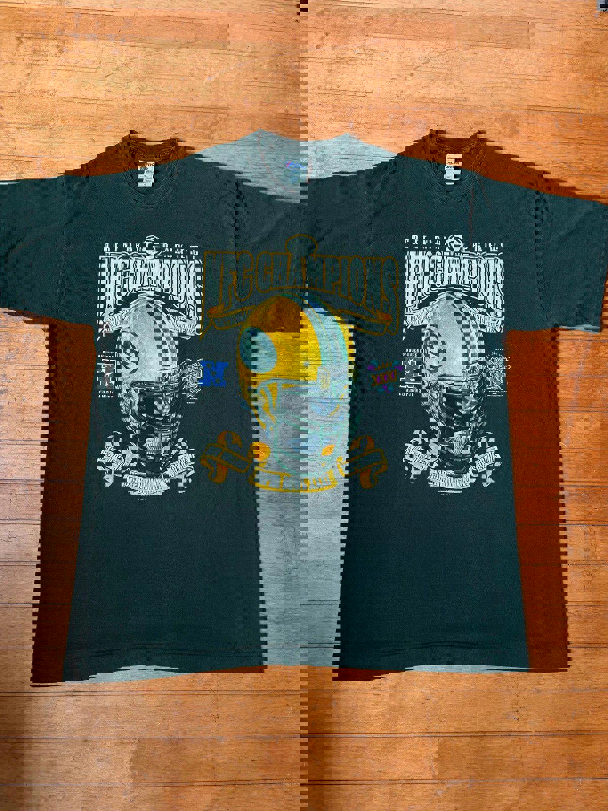 Vintage 90s NFL Green Bay Packers Super Bowl Champion T-Shirt