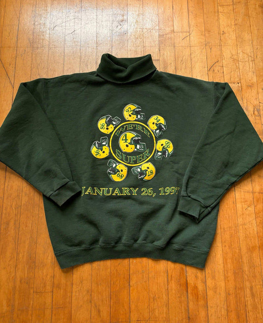 Vintage 90s NFL Green Bay Packers Super Bowl XXXI Champions Crewneck Sweater