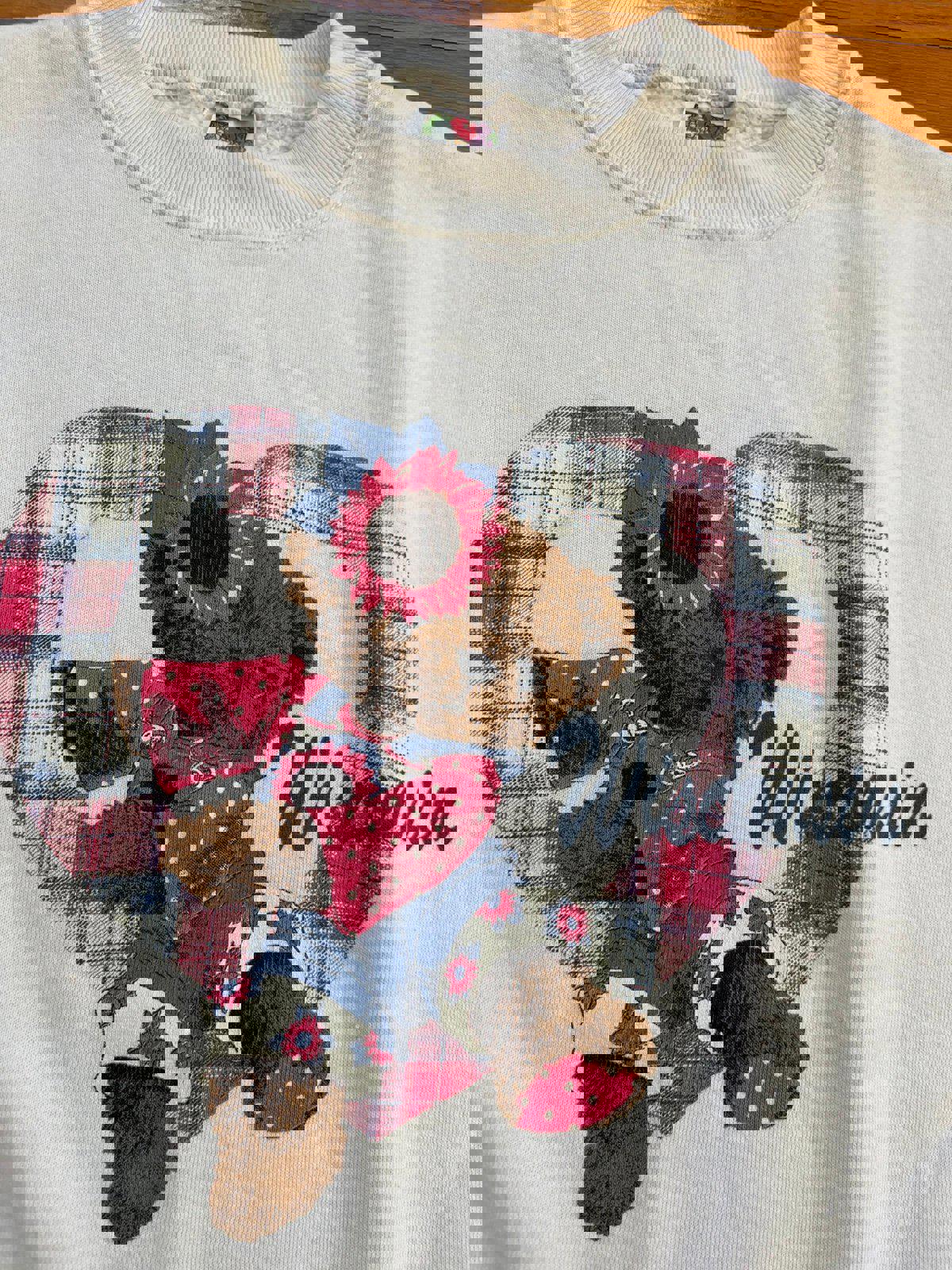 Vintage Wisconsin Bear Crewneck