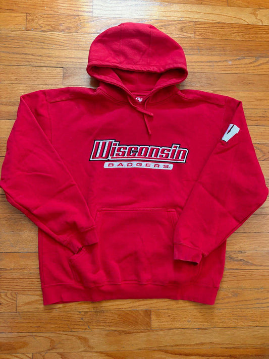 Vintage University of Wisconsin Badgers Hoodie Sweater