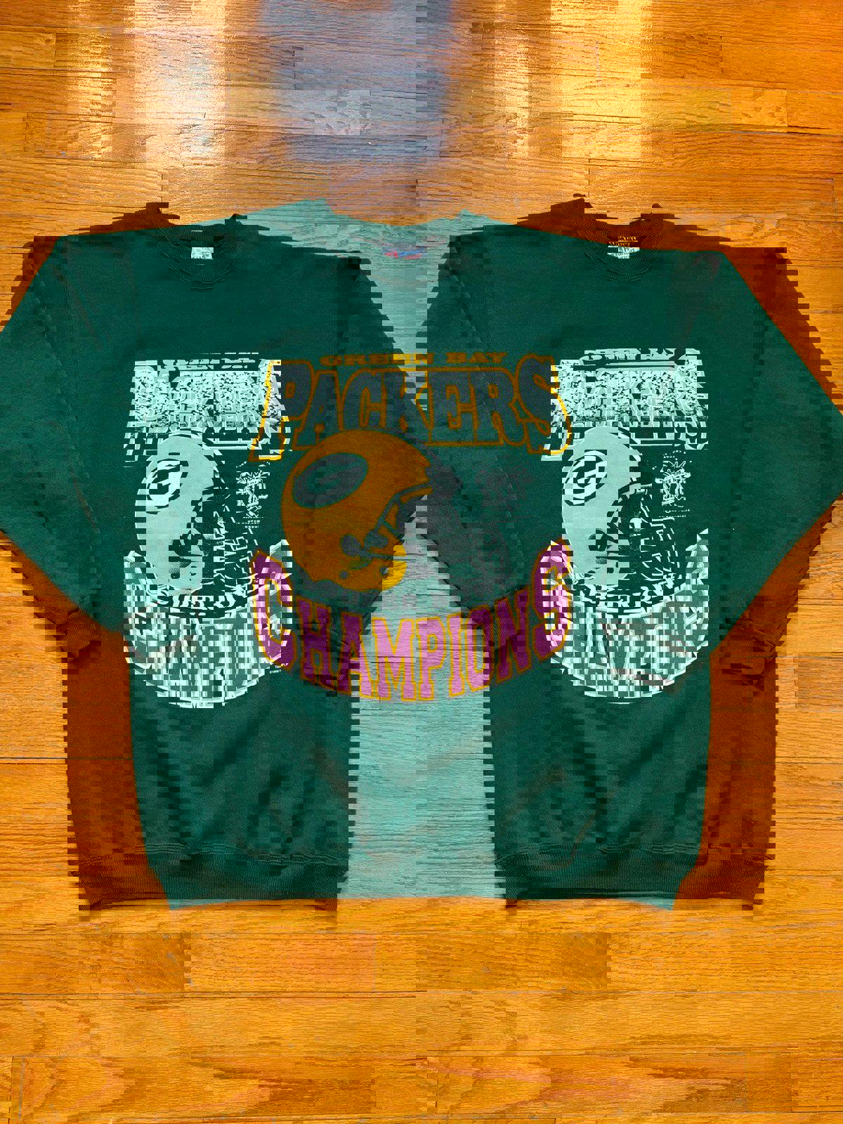 Vintage 90s NFL Green Bay Packer Super Bowl XXXI Champions Crewneck Sweater