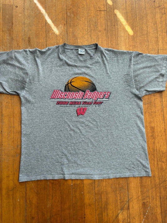 Vintage University of Wisconsin Badgers Basketball Final Four T-Shirt