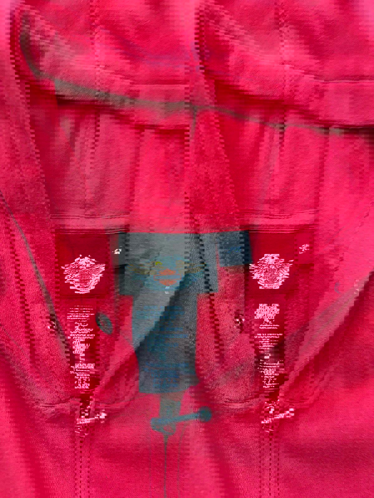 Vintage Harley Davidson Motorcycle Sparkle Bedazzled Hoodie Sweater