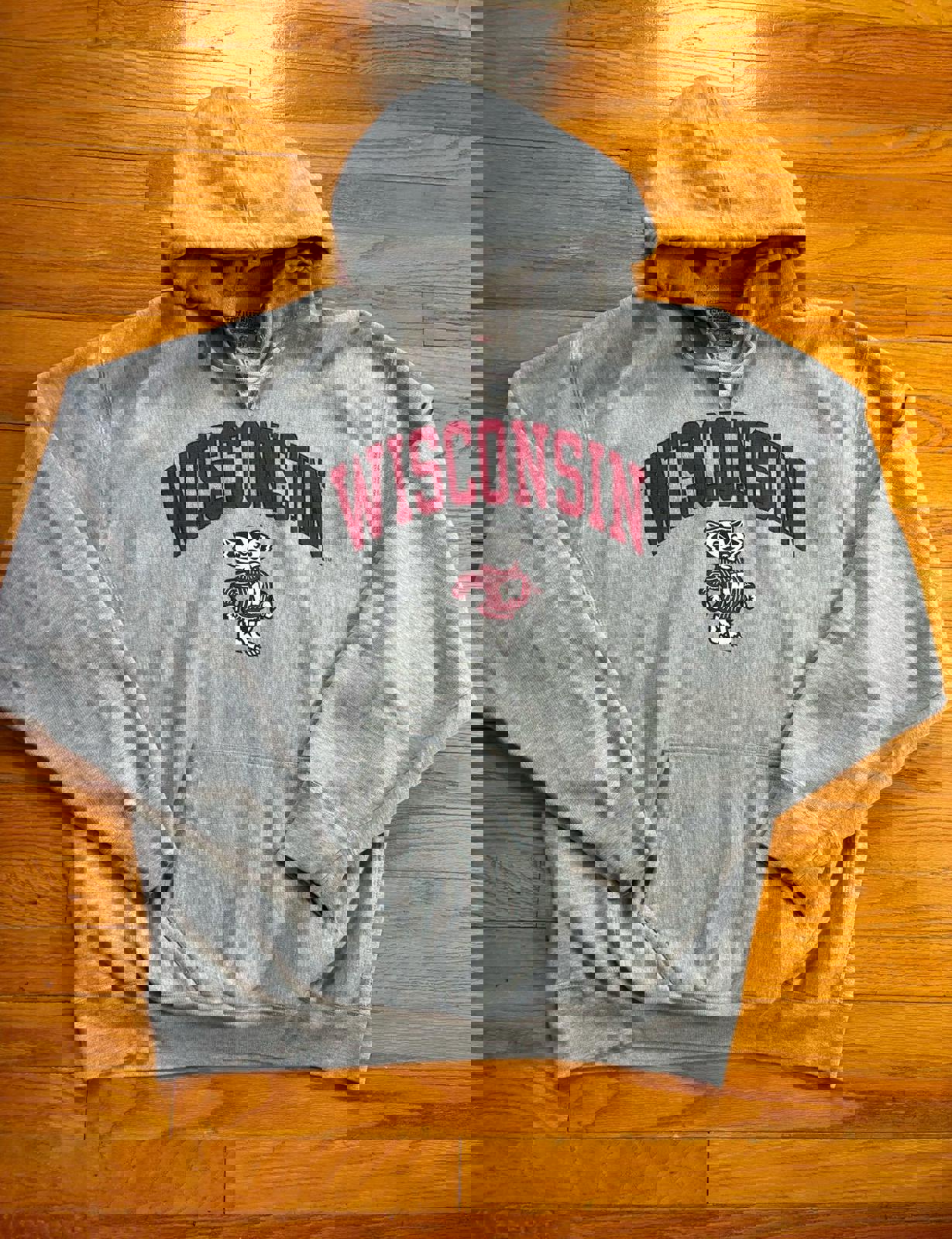 Vintage University of Wisconsin Badgers Hoodie Sweater