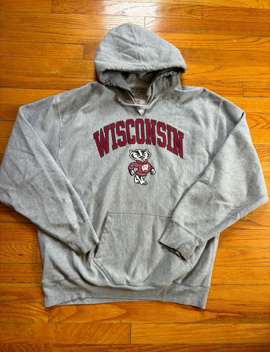 Vintage University of Wisconsin Badgers Hoodie Sweater