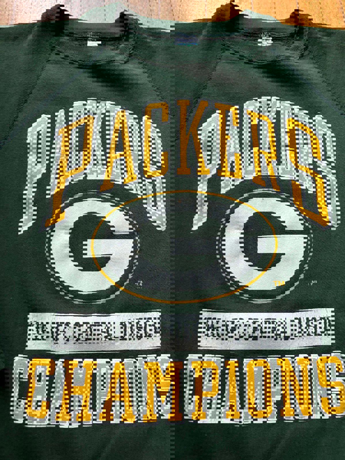 Vintage 90s NFL Green Bay Packers NFC North Champions Crewneck Sweater