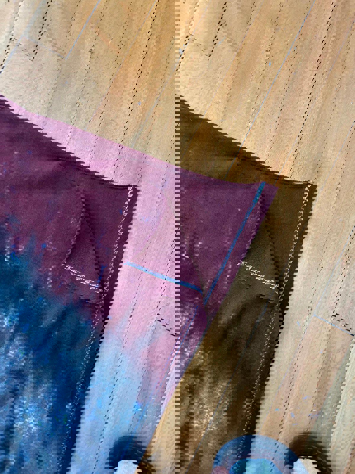 Vintage Liquid Blue Kiss Rock Tie Dye T-Shirt