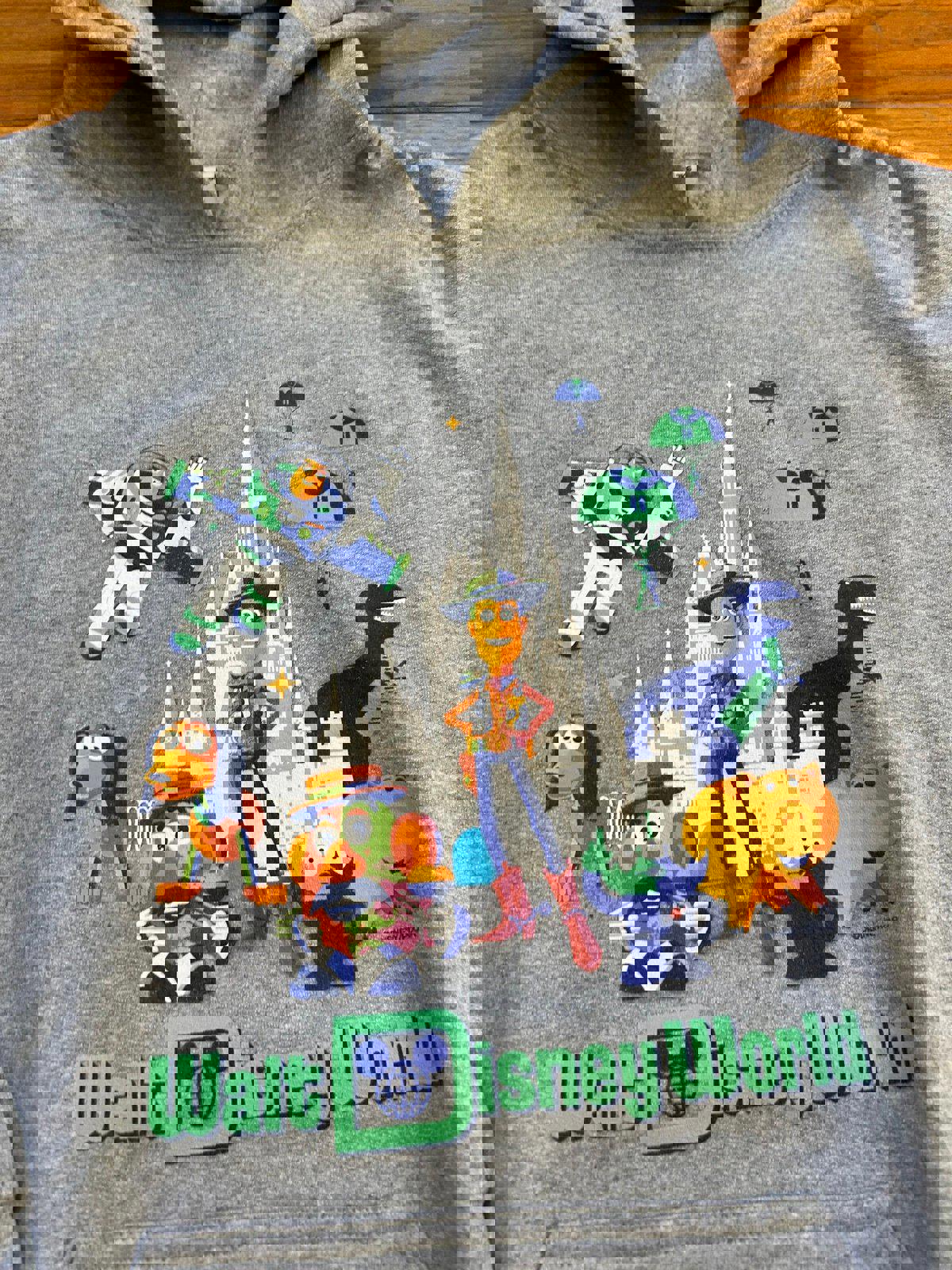 Vintage Walt Disney World Toy Story Buzz Woody Hoodie