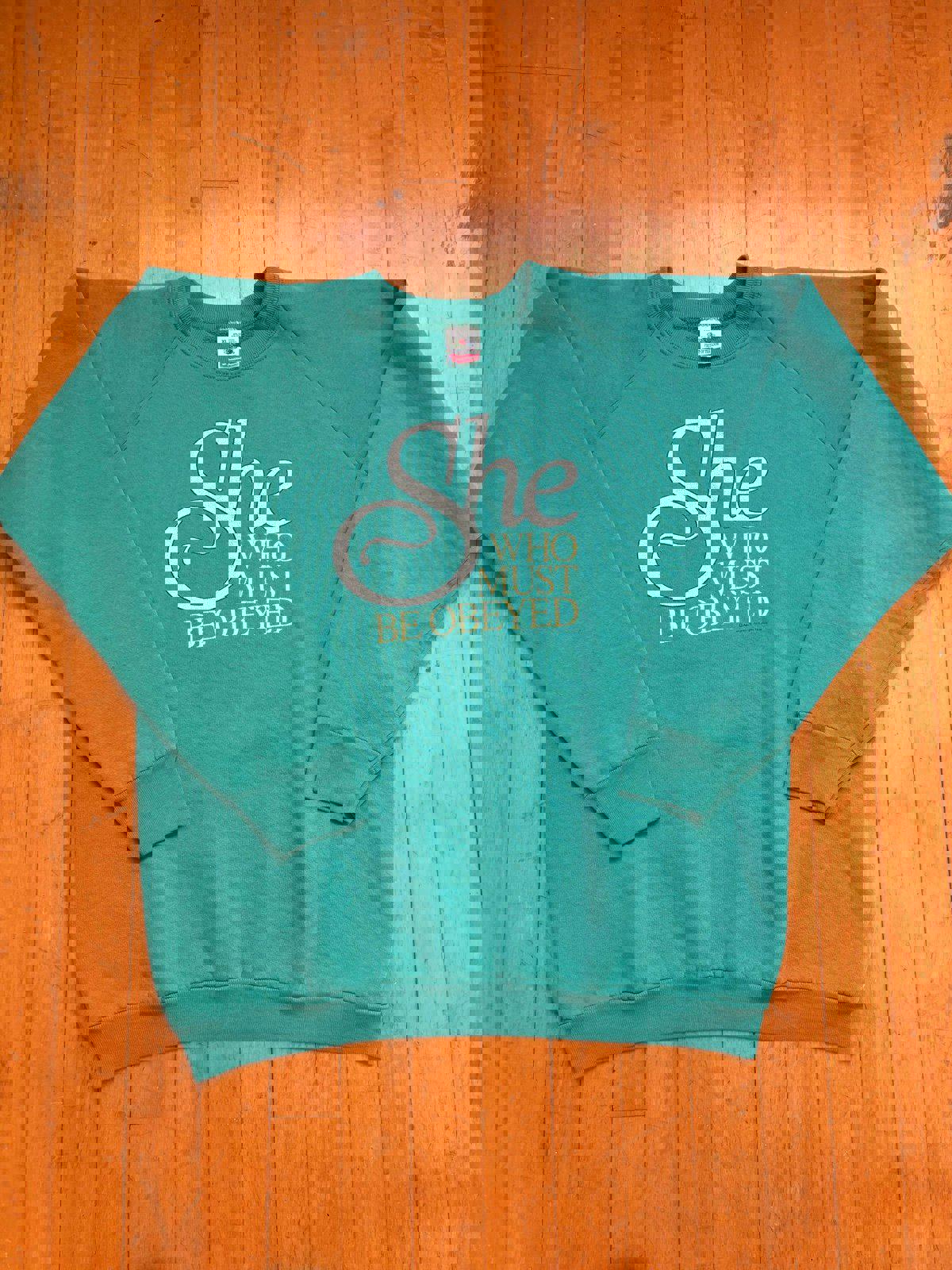 Vintage She Who Must Be Obeyed Crewneck Sweater