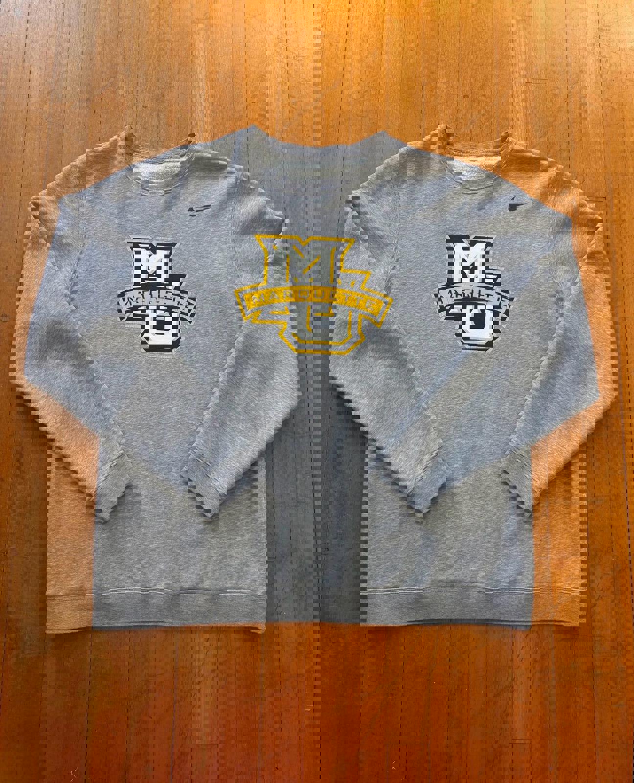 Nike University of Milwaukee Wisconsin Marquette Eagles Crewneck