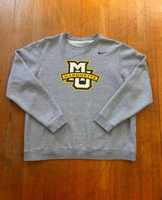 Nike University of Milwaukee Wisconsin Marquette Eagles Crewneck