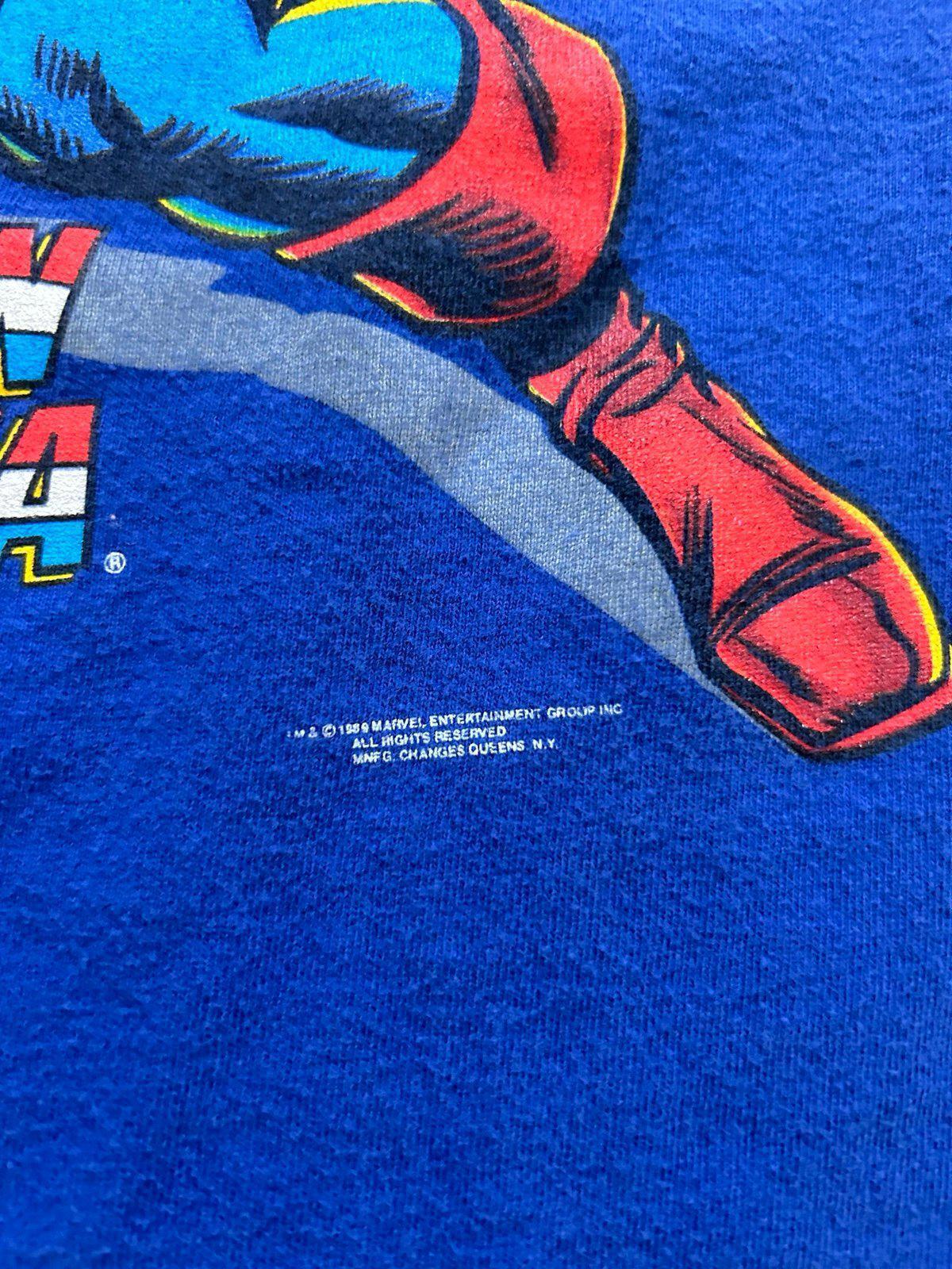 Vintage 1989 Marvel Captain America Changes T-Shirt