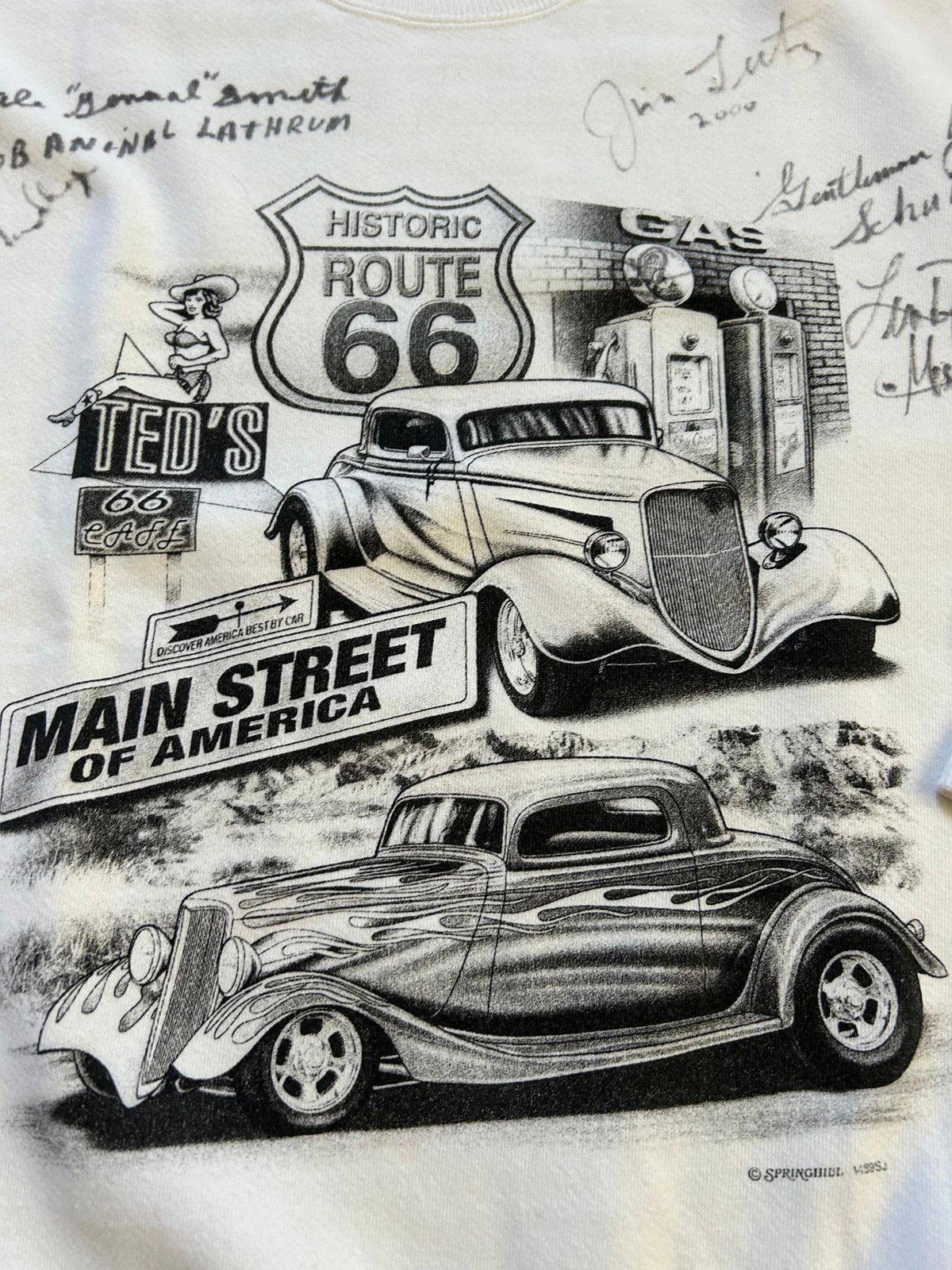 Vintage Main Street Route 66 Crewneck