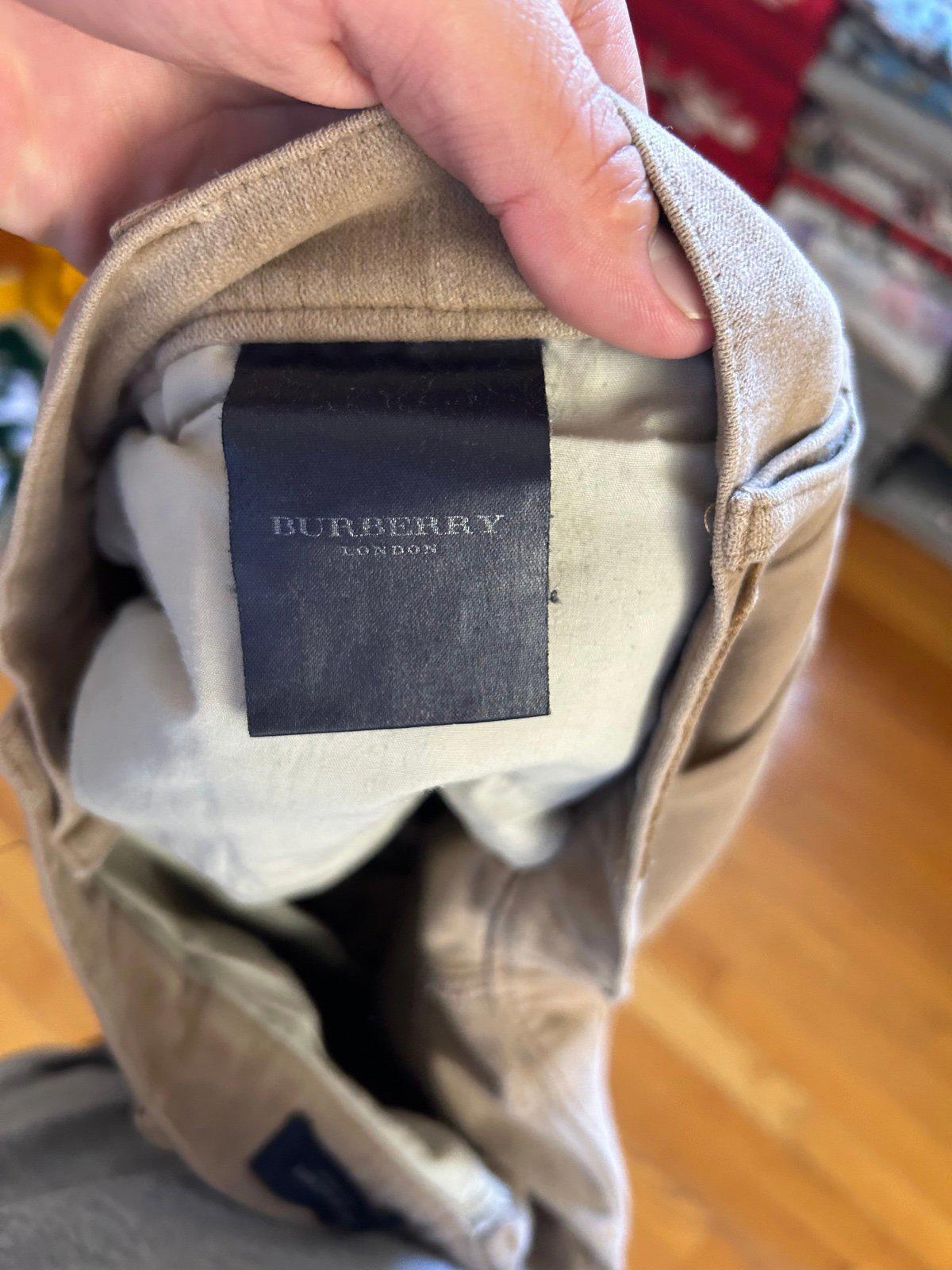 Burberry London Khaki Pants Size 34