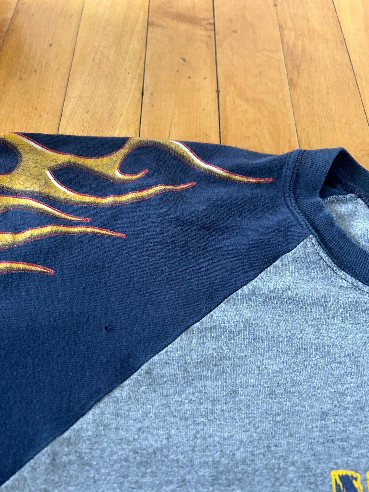 Vintage 90s United Steelworkers Flames T-Shirt