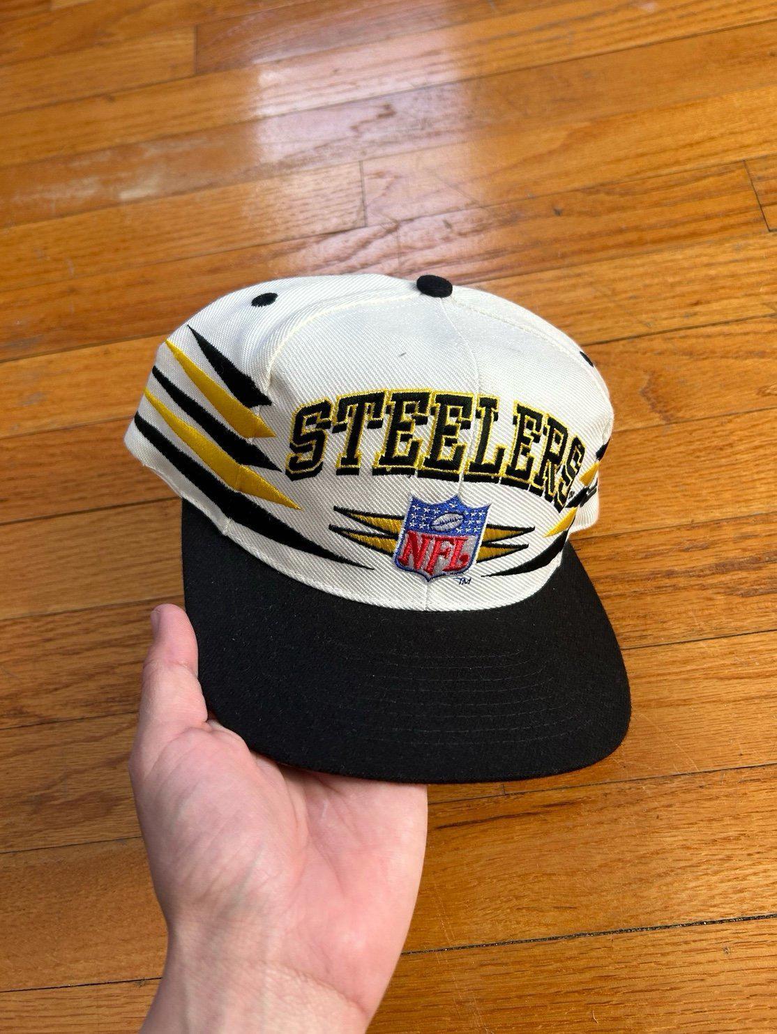 Vintage 90s Pittsburgh Steelers Diamond Logo Athletic Hat