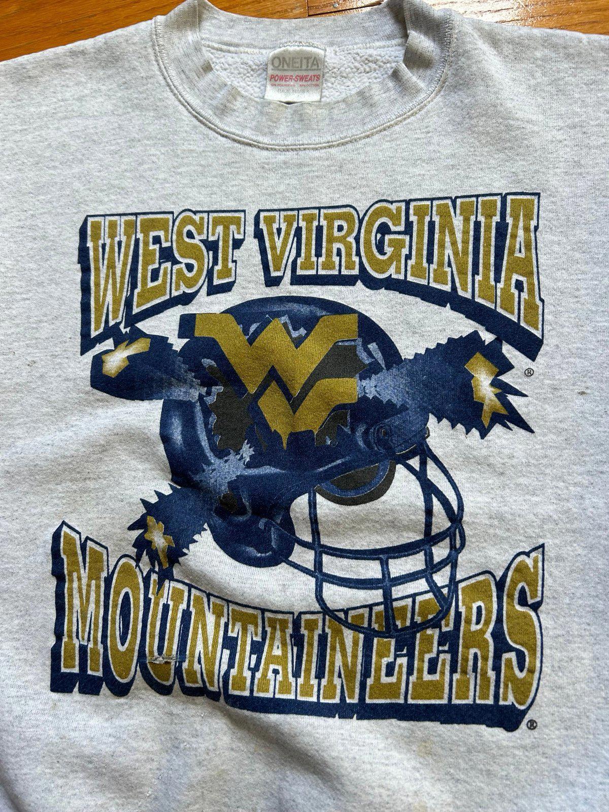 Vintage 1993 University of West Virginia Mountaineers Football Crewneck Sweater