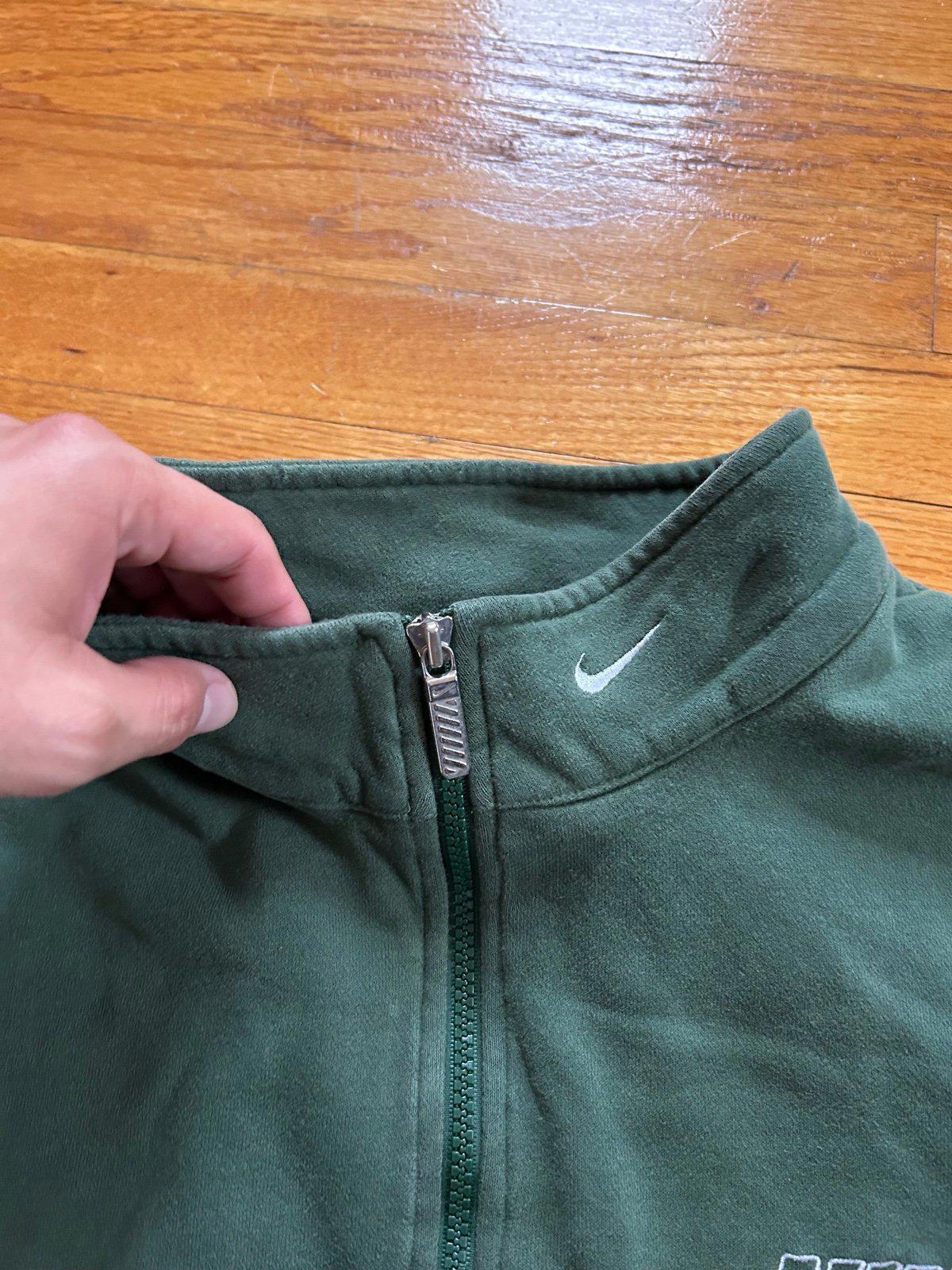 Vintage Nike Green Quarter Zip Sweater