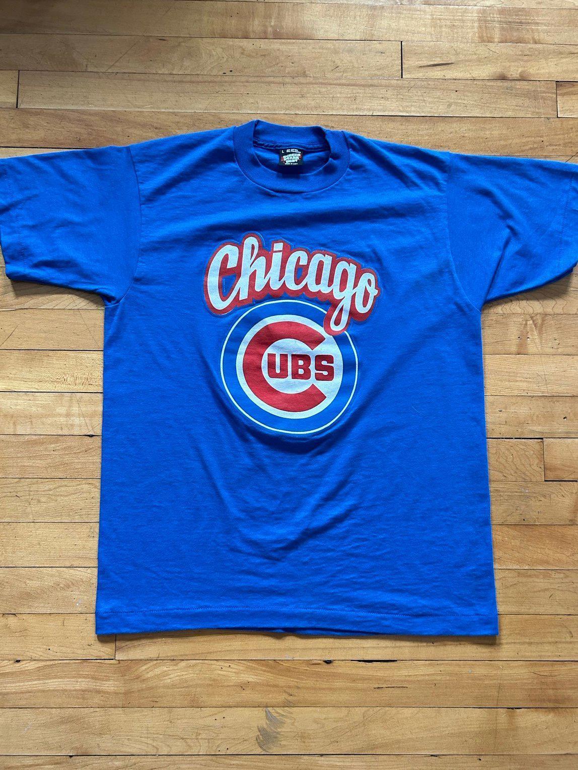 Vintage 80s MLB Chicago Cubs Single Stitch T-Shirt