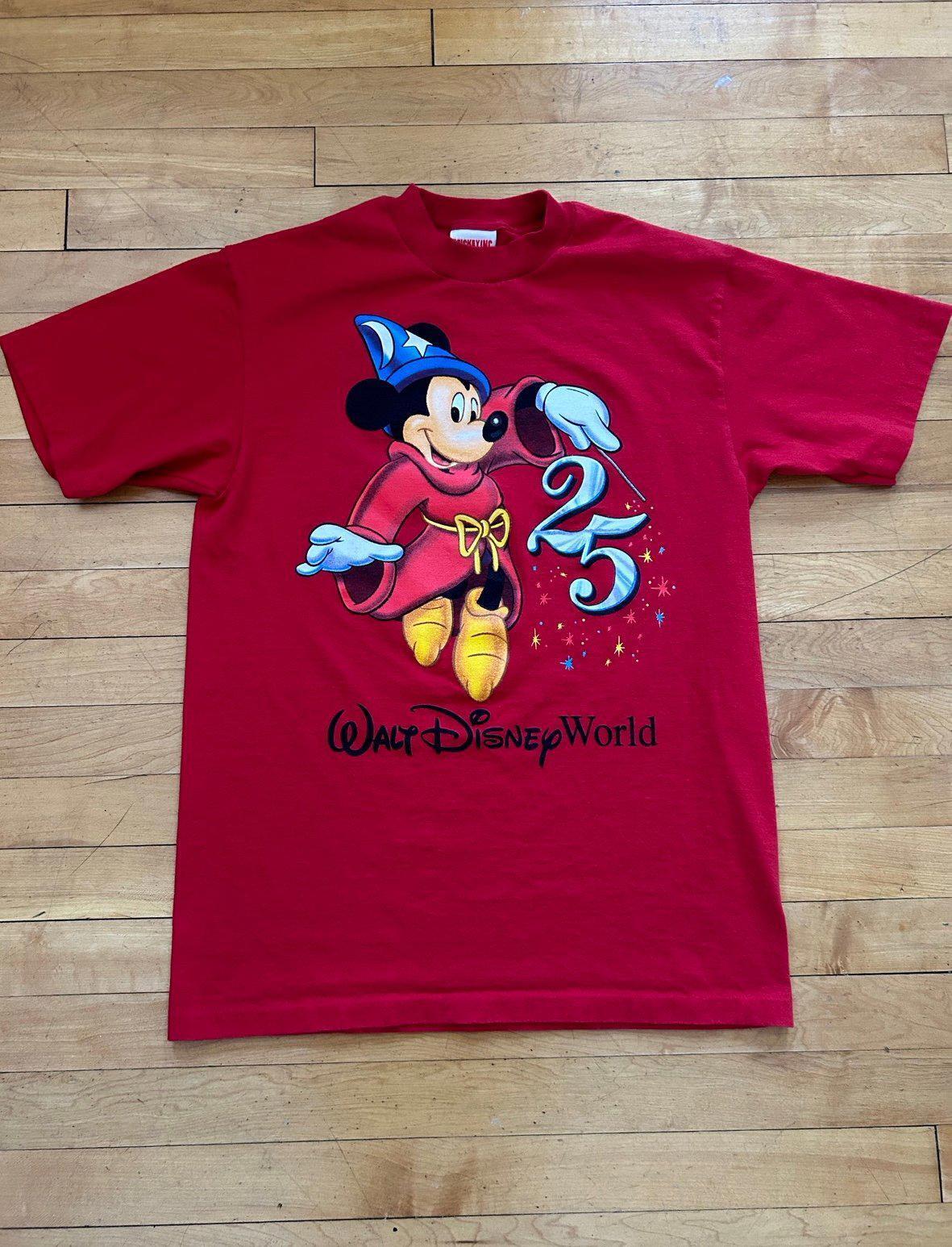 Vintage Walt Disney World 25th Anniversary Mickey Mouse T-Shirt