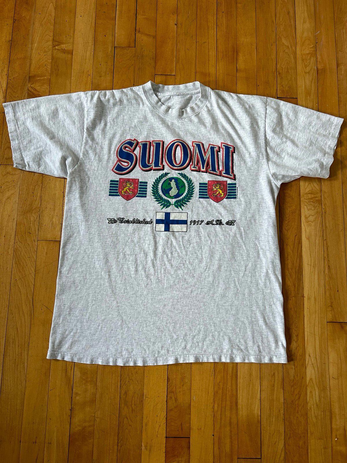 Vintage Suomi Finland Single Stitch T-Shirt