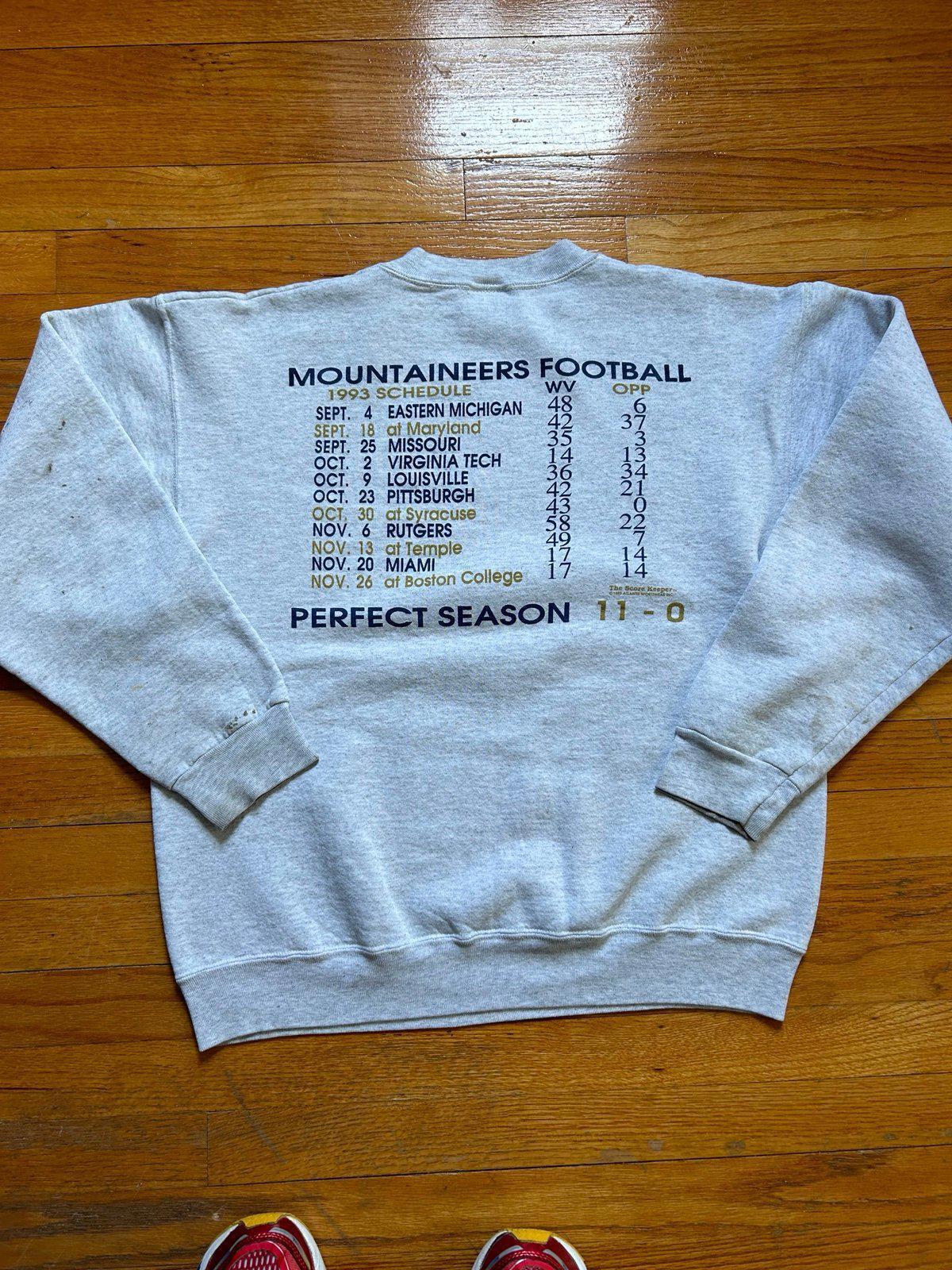 Vintage 1993 University of West Virginia Mountaineers Football Crewneck Sweater