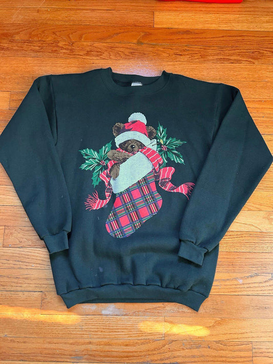 Vintage Christmas Winter Nature Crewneck