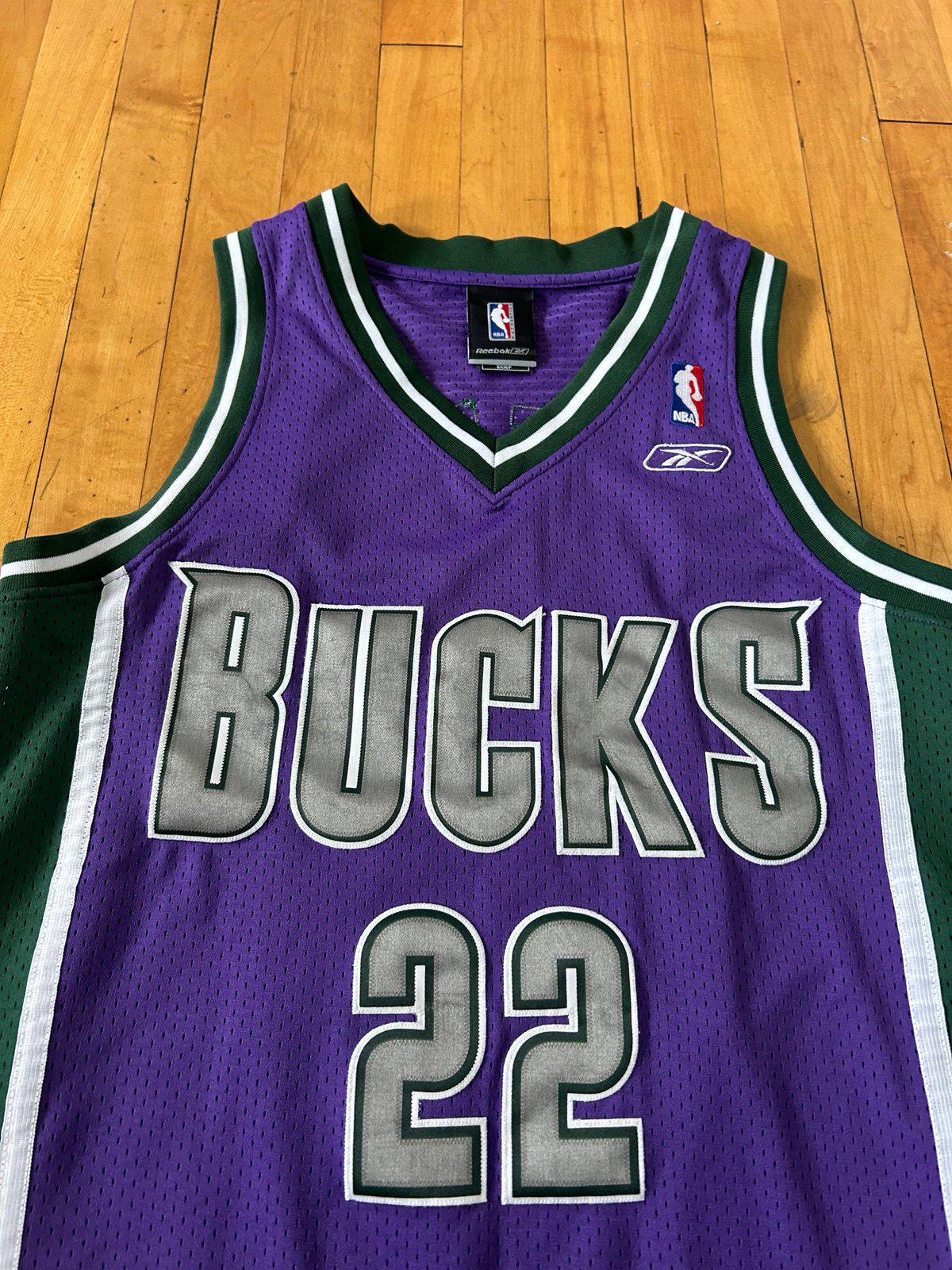 Vintage NBA Reebok Milwaukee Bucks Michael Redd Jersey