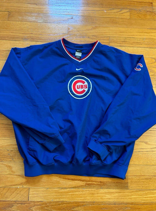 Vintage Nike Chicago Cubs Center Swoosh Windbreaker Jacket