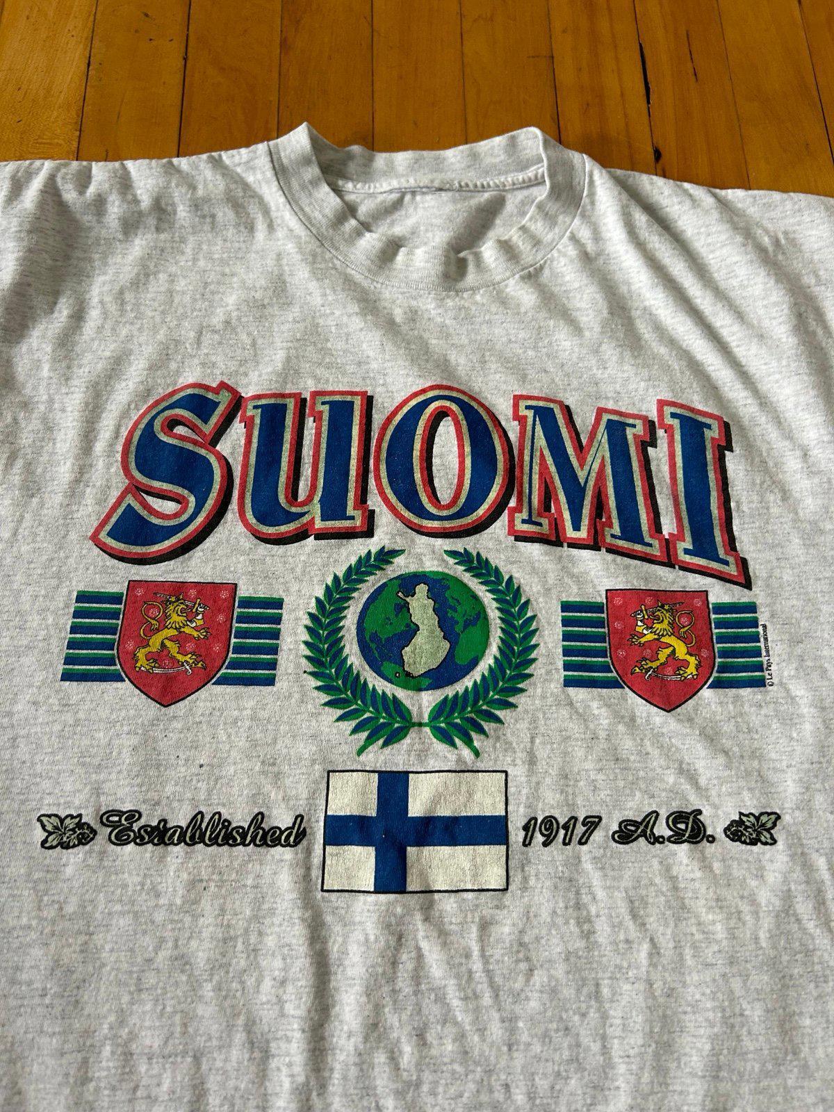 Vintage Suomi Finland Single Stitch T-Shirt