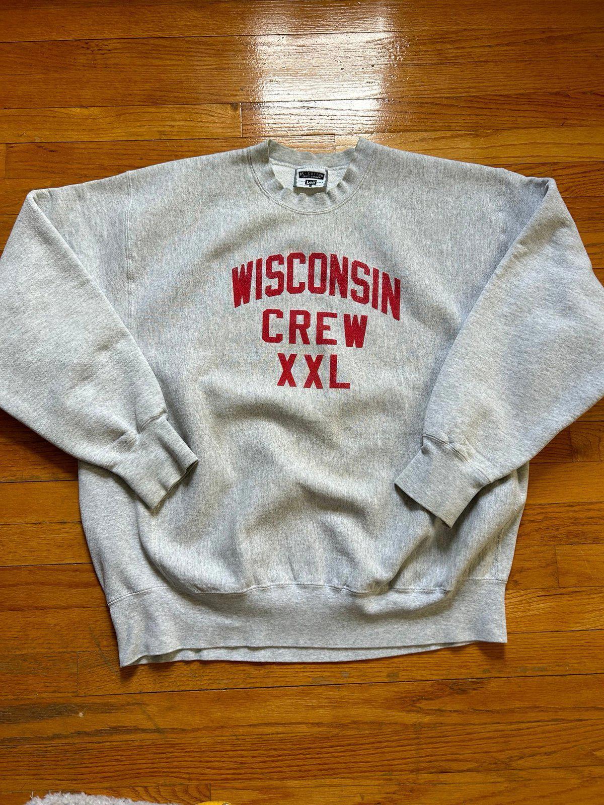 Vintage University of Wisconsin Badgers College NCAA Crewneck Sweater