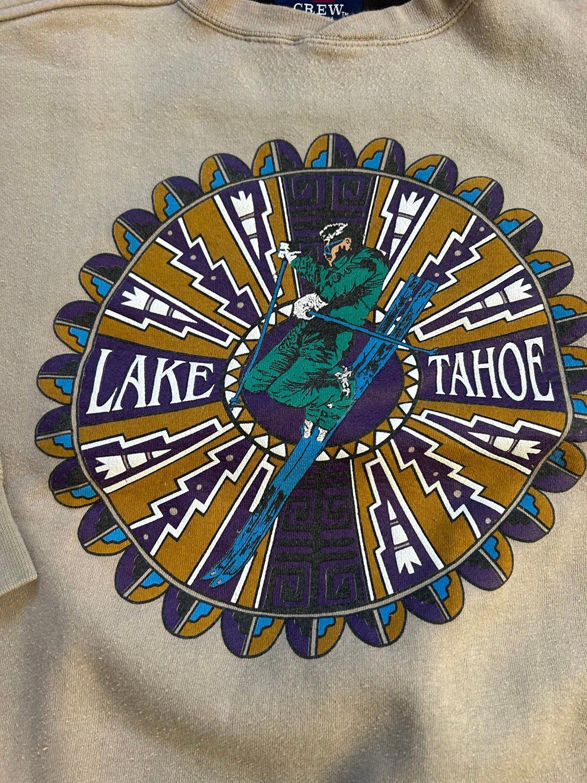 Vintage Lake Tahoe Skiing Crewneck Sweater