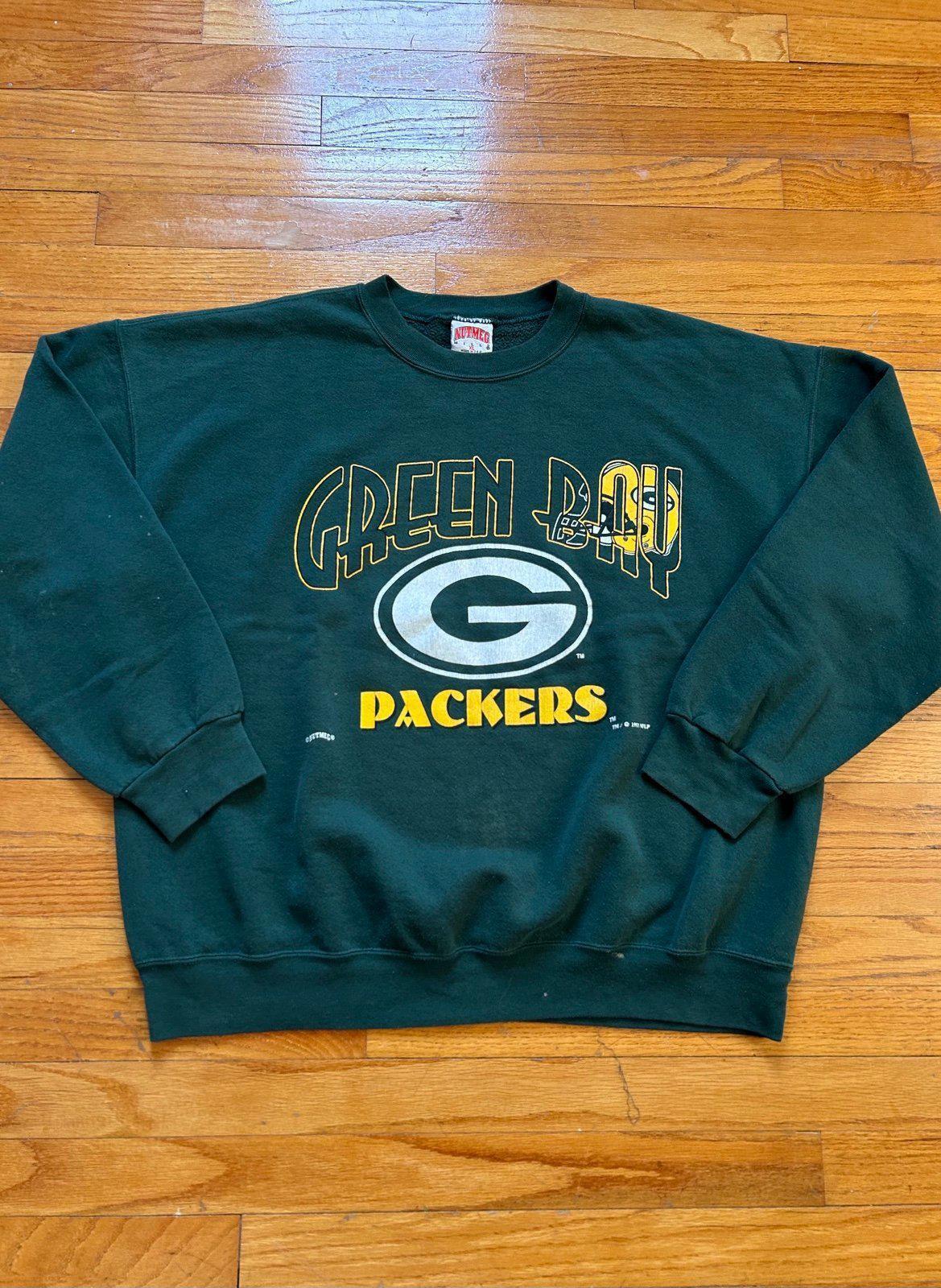 Vintage 90s NFL Green Bay Packer Crewneck Sweater