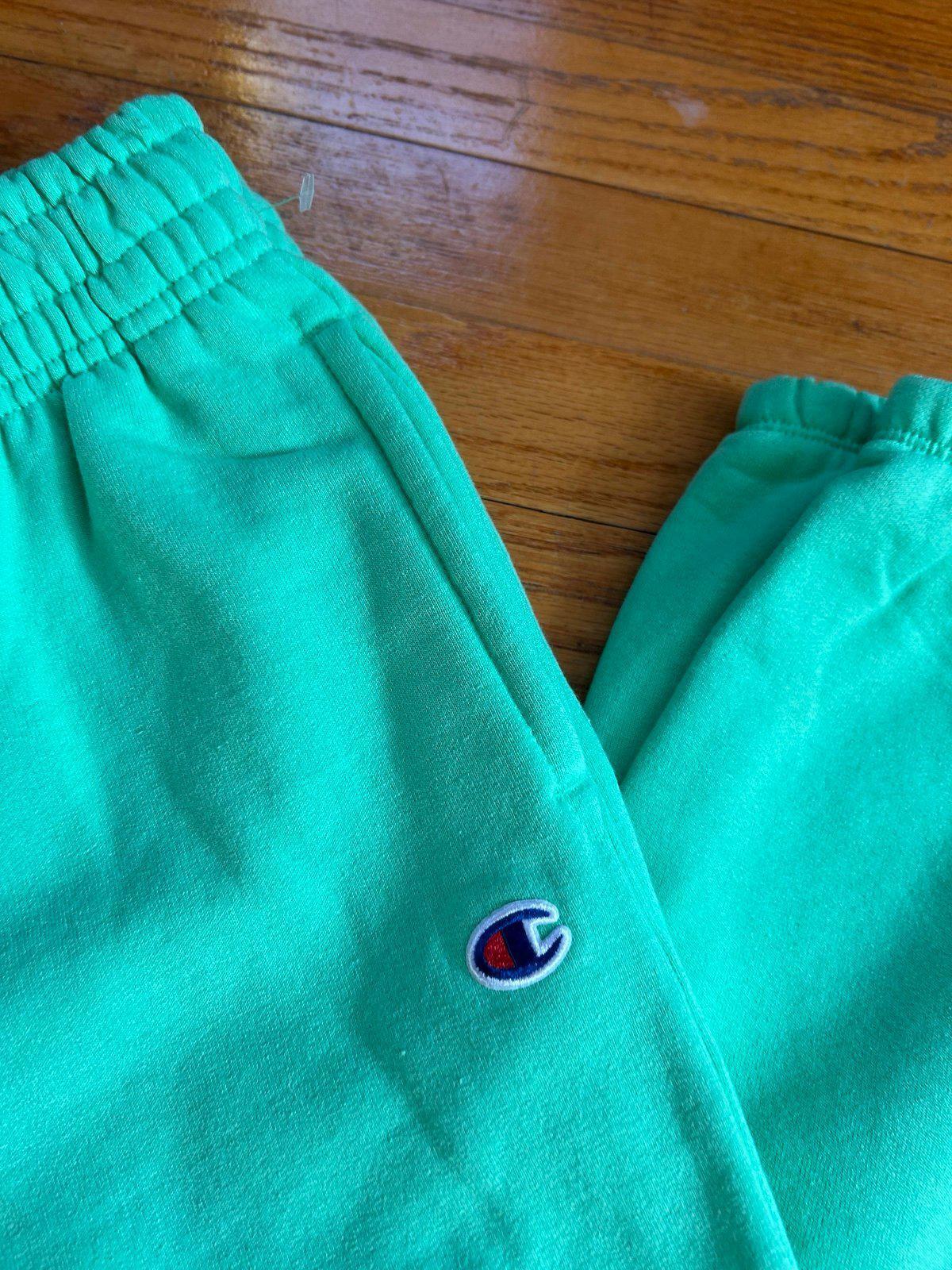 Green Champion Joggers Sweatpants