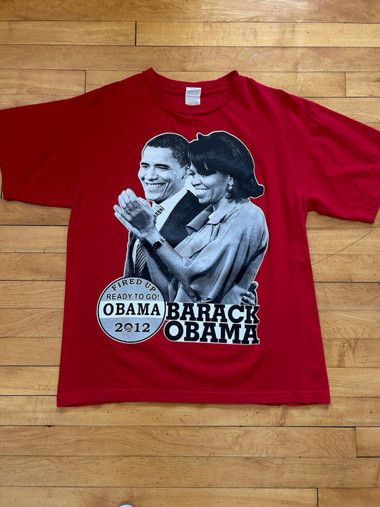 Vintage 2012 Barack Obama United States USA T-Shirt