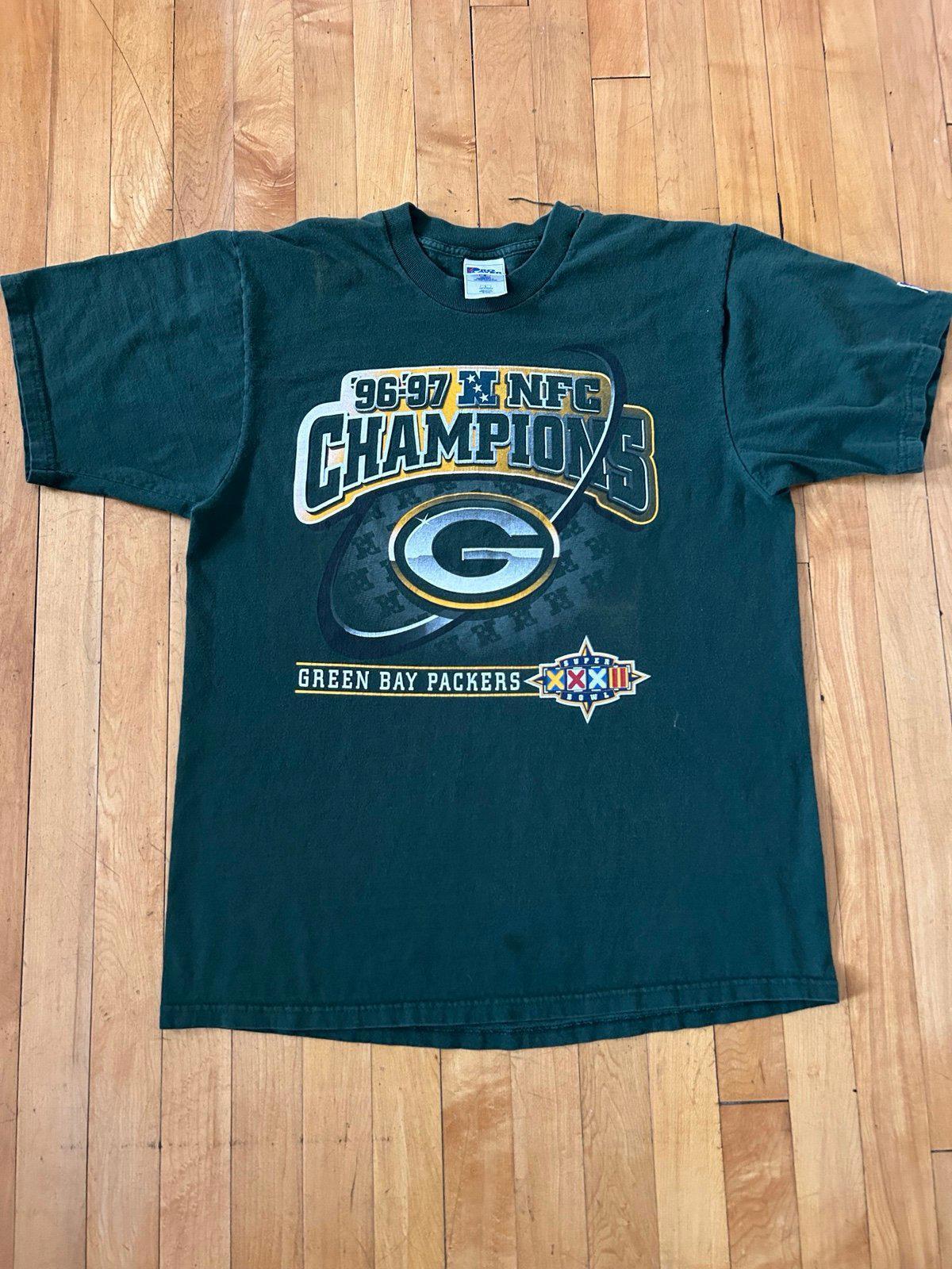 Vintage Green Bay Packers NFL Super Bowl XXXI Champions T-Shirt