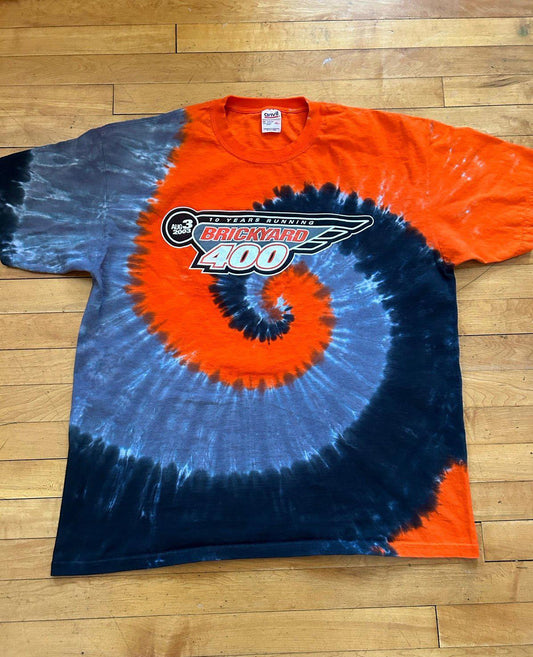 Vintage Nascar Racing Brickyard 400 Tie Dye T-Shirt