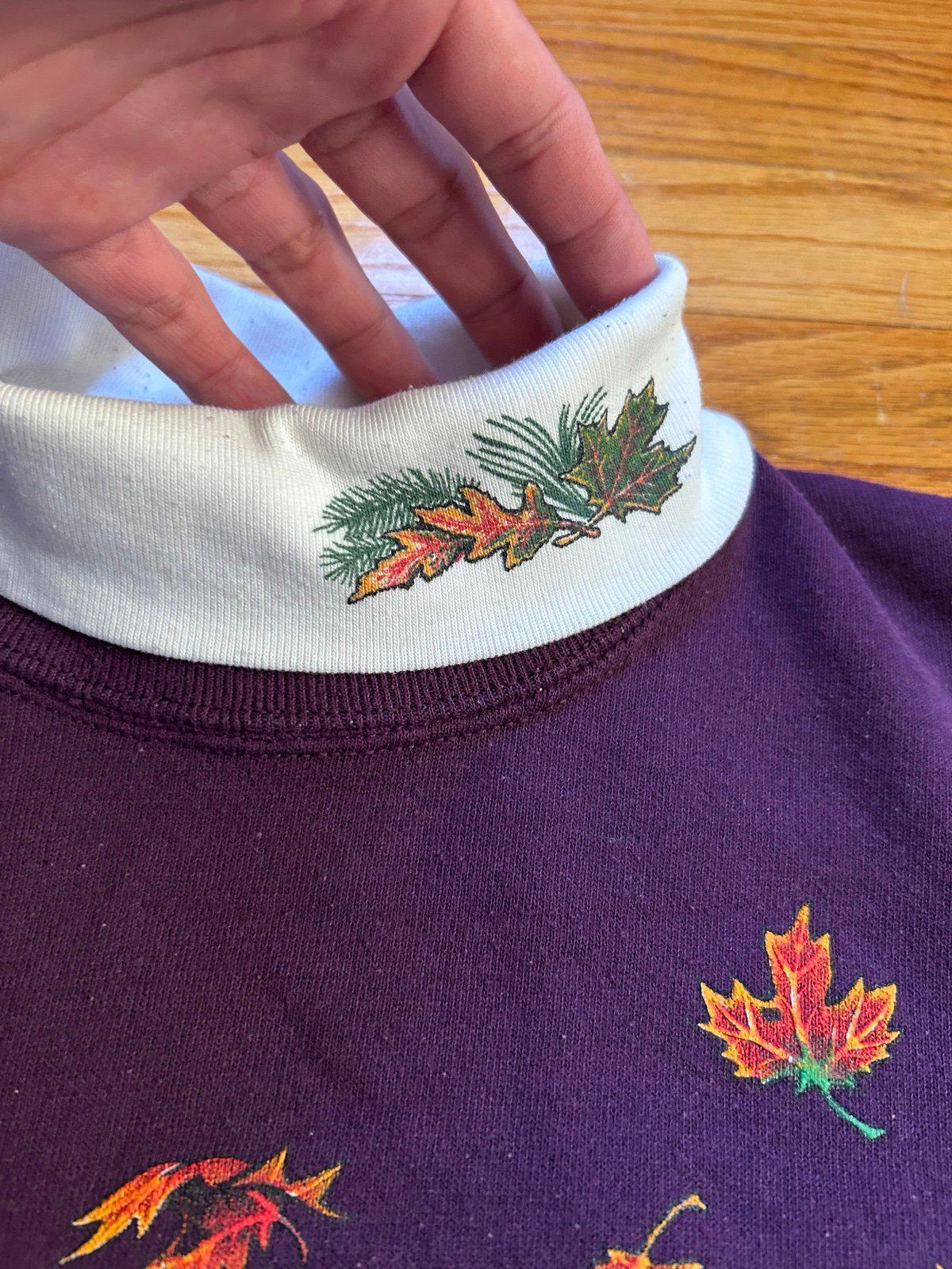 Vintage Fall Autumn Nature AOP Crewneck