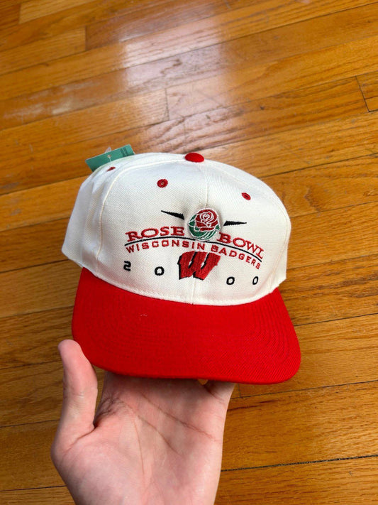 NWT Vintage Wisconsin Badgers Rose Bowl Champions Hat