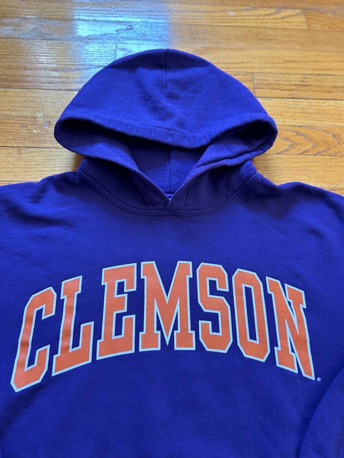 Vintage University of Clemson Tiger Hoodie Sweater