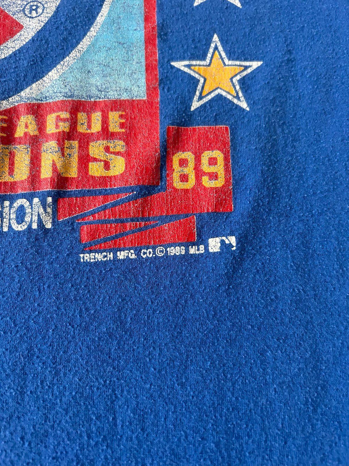 Vintage MLB Chicago Cubs 1989 NL Champions T-Shirt