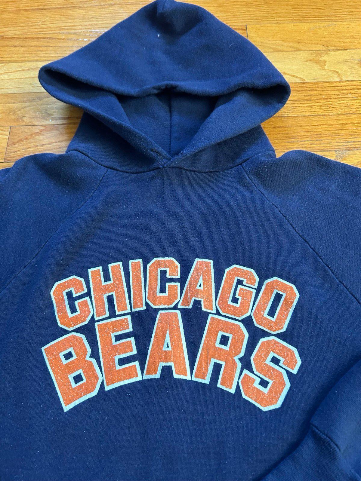 Vintage Logo 7 NFL Chicago Bears 80s Hoodie